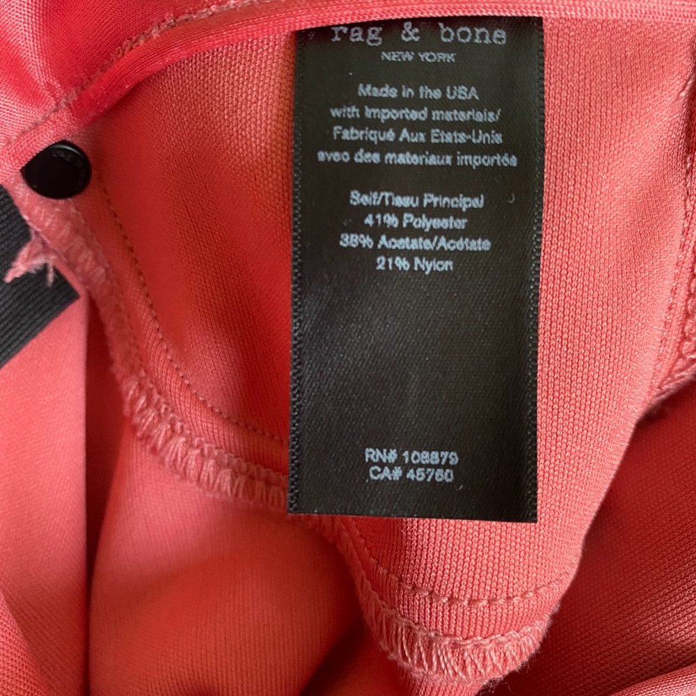 NWT Rag & Bone Washed Red High Rise Skinny Jeans Size 25 - Picture 12 of 16